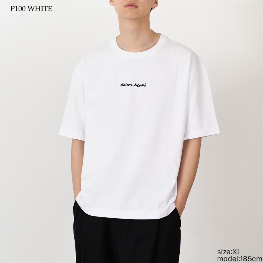 MAISON KITSUNE メゾン キツネ トップス Tシャツ エンブロイ MAISON KITSUNE メゾン キツネ トップス Tシャツ エンブロイ