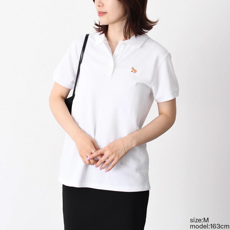 MAISON KITSUNÉ ホワイトポロシャツ MAISON KITSUNE（メゾン キツネ） 【5％OFF】MAISON KITSUNE メゾン