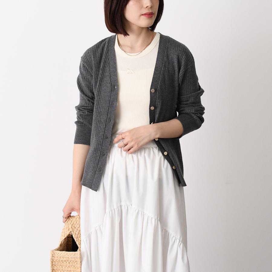 MAISON KITSUNÉ グレー タンクトップ XS BABY FOX RIBBED TANK TOP（タンクトップ）｜Maison Kitsune（メゾン