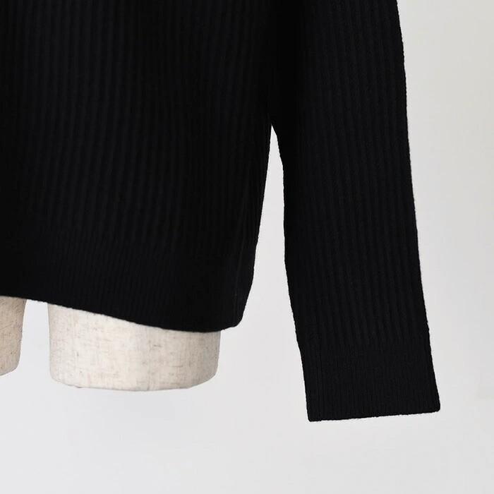 【美品】メゾンキツネ リブ編み セーター M ブランド 正規品 MAISON KITSUNE（メゾン キツネ） メゾン キツネ ニット セーター