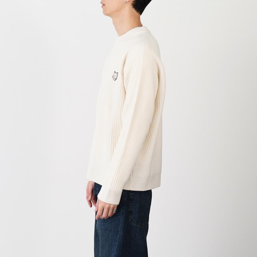 【美品】MAISON KITSUNÉ ホワイトセーター Sサイズ MAISON KITSUNE（メゾン キツネ） メゾン キツネ ニット セーター