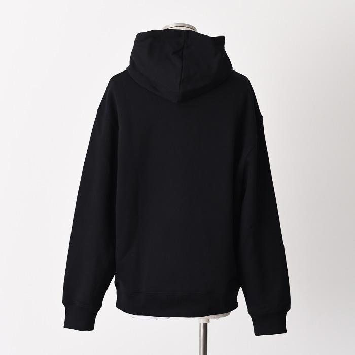MAISON KITSUNE メゾン キツネ パーカー MAISON KITSUNE PARIS コンフォート フーディ QM00700 KM0341 メンズ ユニセックス ブラック コットン 長袖_4