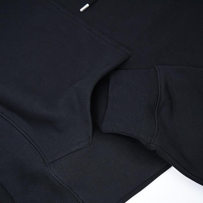 MAISON KITSUNE メゾン キツネ パーカー MAISON KITSUNE PARIS コンフォート フーディ QM00700 KM0341 メンズ ユニセックス ブラック コットン 長袖_8