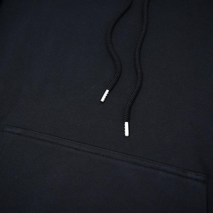 MAISON KITSUNE メゾン キツネ パーカー MAISON KITSUNE PARIS コンフォート フーディ QM00700 KM0341 メンズ ユニセックス ブラック コットン 長袖_9