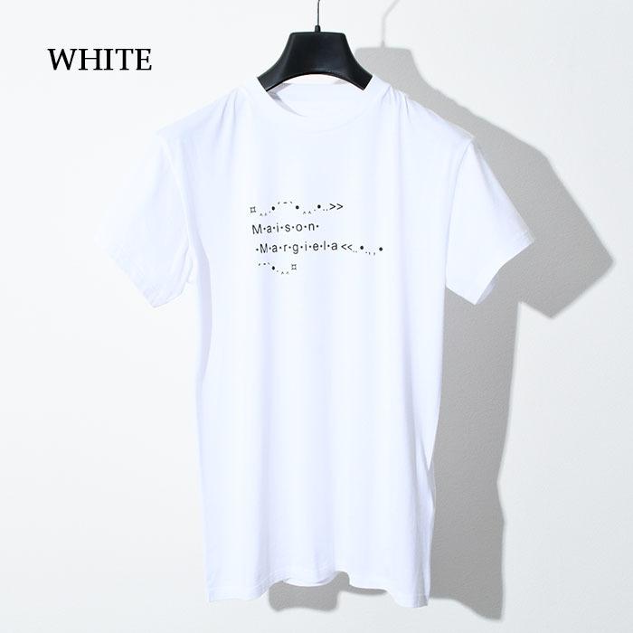 MAISON MARGIELA メゾン マルジェラ Tシャツ ロゴプリント コットンT