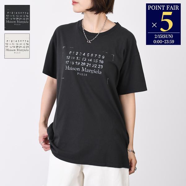 Maison Margiela（メゾンマルジェラ） トップス スタンプロゴ Tシャツ