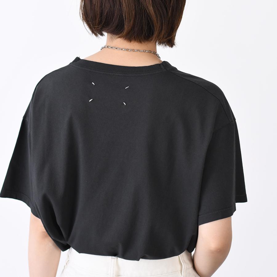 メゾンマルジェラ　レディース　トップス黒 MM6 エムエム6 メゾンマルジェラ MAISON MARGIELA レディース