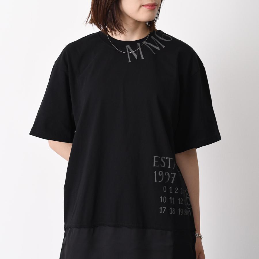 【5/31〜ポイント5倍】MAISON MARGIELA メゾン マルジェラ ワンピース ナンバリング Tシャツ ミニワンピ ミニドレス S52DA0058 爆買の画像