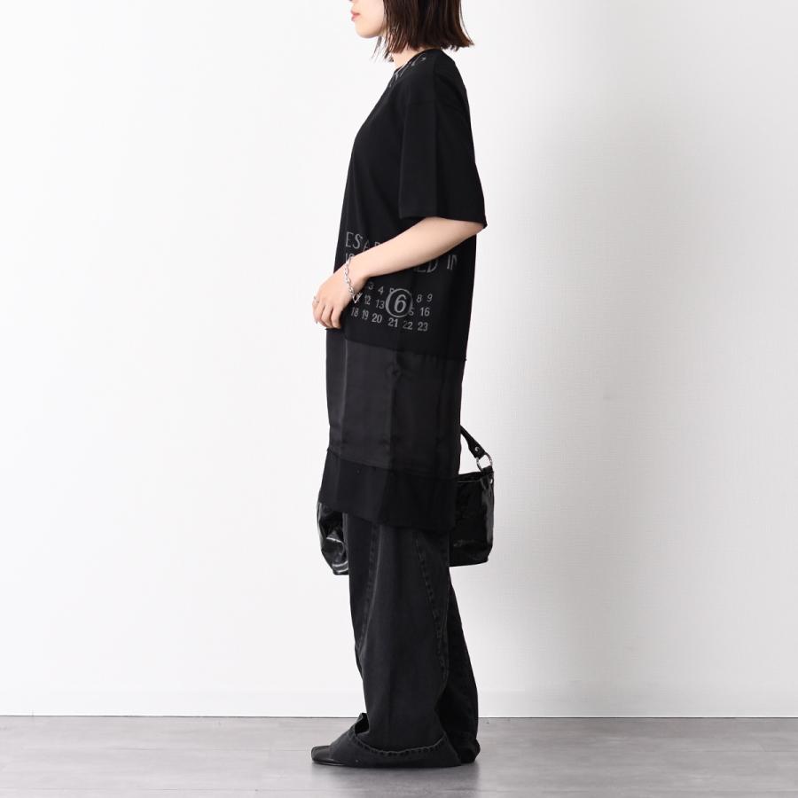 【5/31〜ポイント5倍】MAISON MARGIELA メゾン マルジェラ ワンピース ナンバリング Tシャツ ミニワンピ ミニドレス S52DA0058 爆買の画像