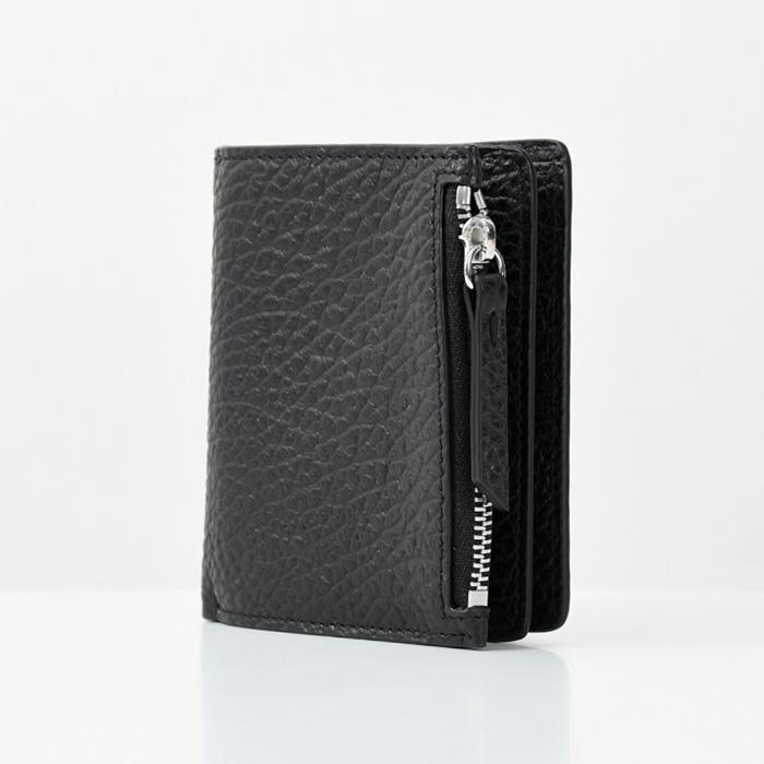 MAISON MARGIELA メゾンマルジェラ 財布 4ステッチ フラップ WALLET SA1UI0023P4455 2つ折り メンズ ギフト ミニ コンパクト 二つ折り 黒 ブラック BLACKの画像