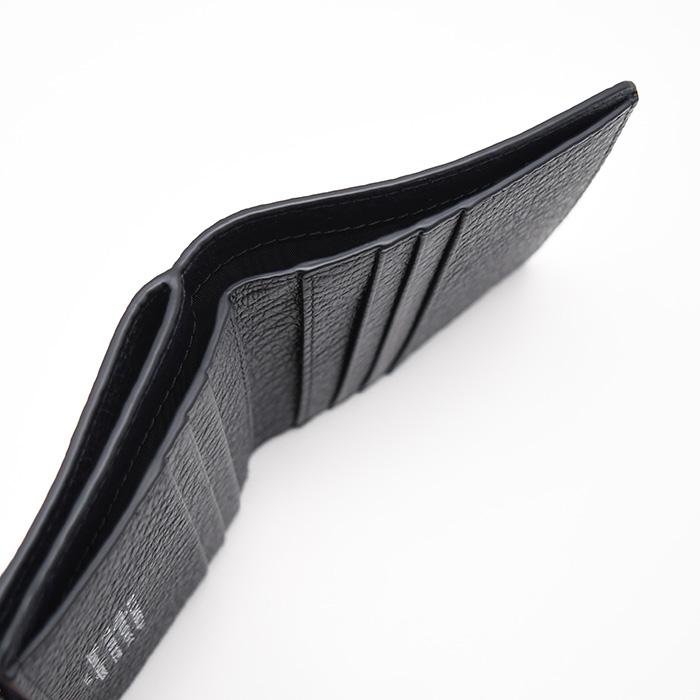 MAISON MARGIELA メゾンマルジェラ 財布 4ステッチ フラップ WALLET SA1UI0023P4455 2つ折り メンズ ギフト ミニ コンパクト 二つ折り 黒 ブラック BLACKの画像