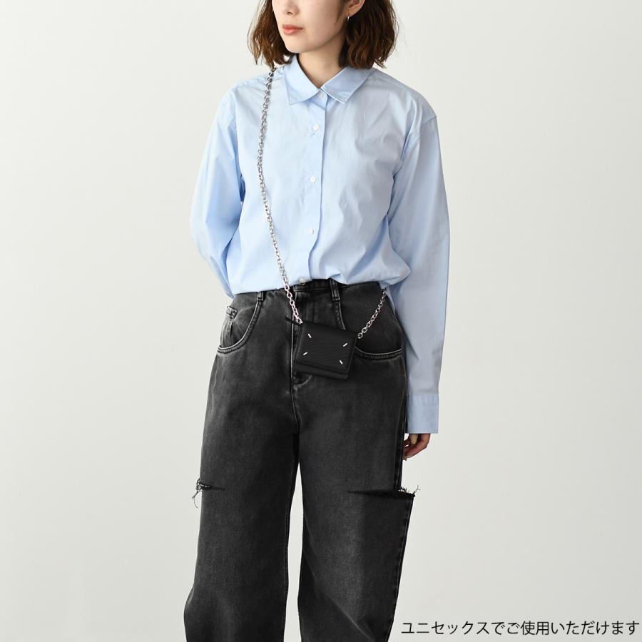 【ポイント5倍】MAISON MARGIELA メゾン マルジェラ 財布 4ステッチ SA3UI0009 P4455 チェーン ウォレット メンズ ユニセックスブラックの画像