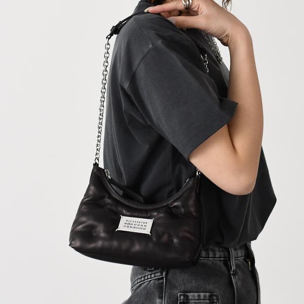 メゾンマルジェラ グラムスラム ホーボー ショルダーバッグ ブラック Maison Margiela（メゾンマルジェラ） メゾン マルジェラ ショルダー