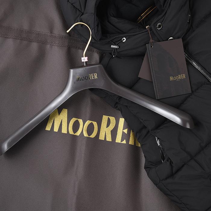 【ラスト1点】MOORER ムーレー アウター ベスト ダウン FIRE-SKT ダウンベスト メンズ ブラック Acquaシリーズ キルティング グースダウンの画像