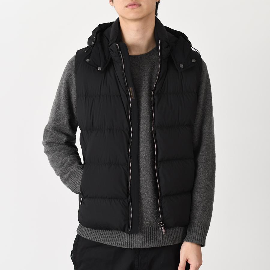 ムーレー MooRER FIRE-SKT ダウンベスト ブラック 48 MOORER ムーレー アウター ベスト ダウン FIRE-SKT ダウンベスト