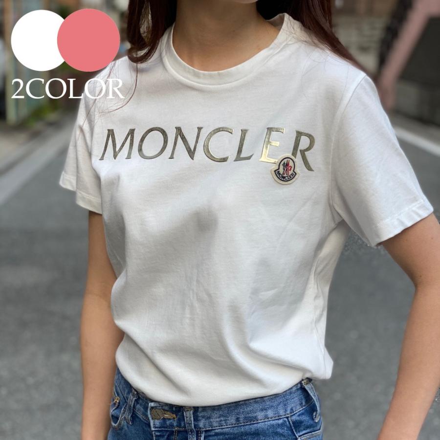 37％割引ブラック系,M2021セール MONCLER モンクレール レディース Tシャツ Tシャツ/カットソー(半袖/袖なし) トップス