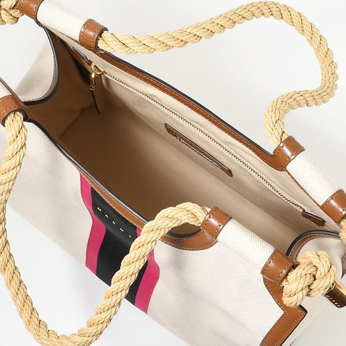 MARNI ロープハンドルバック SOLD OUT：MARNI【マルニ】ブラウン ロープハンドル付きMARCELサマー