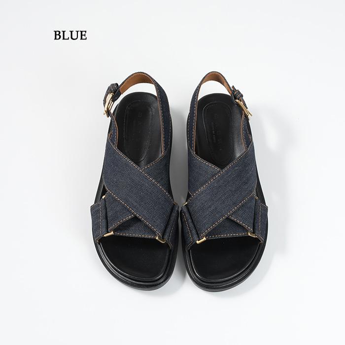 MARNI マルニ 靴 クロスストラップサンダル FUSSBETT フスベット MARNI マルニ 靴 クロスストラップサンダル FUSSBETT フスベット