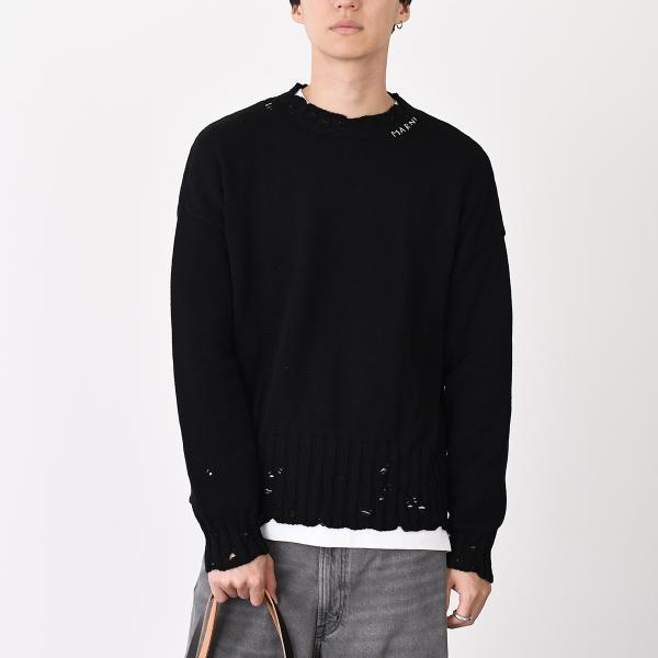 MARNI（マルニ） セーター トップス ニット コットン製 ツイストクルー