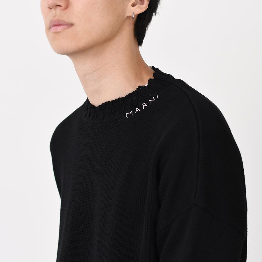 MARNI マルニ セーター トップス ニット コットン製 ツイスト