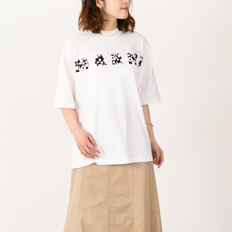 MARNI マルニ Tシャツ トップス カットソー Pop Fields ロゴ