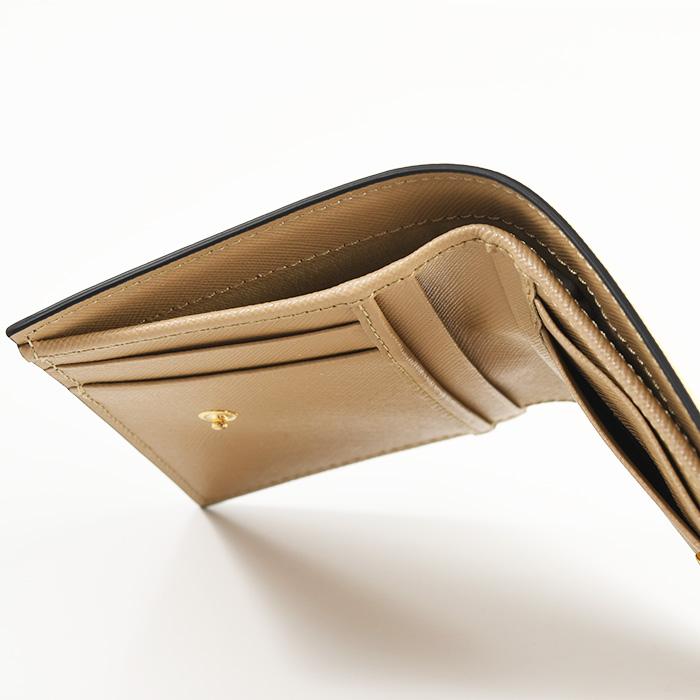 MARNI（マルニ） 財布 二つ折り財布 SAFFIANO バイカラー 2つ折り