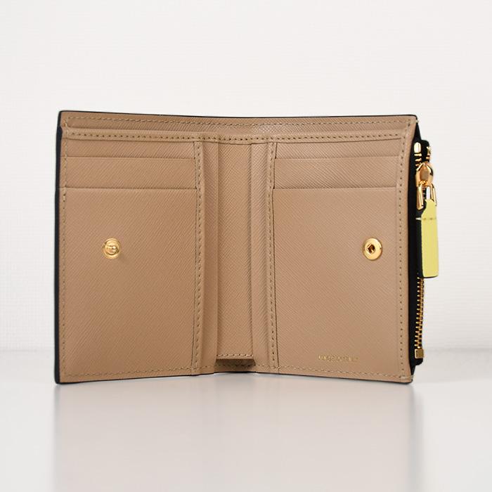 MARNI マルニ 財布 二つ折り財布 SAFFIANO バイカラー 2つ折り 