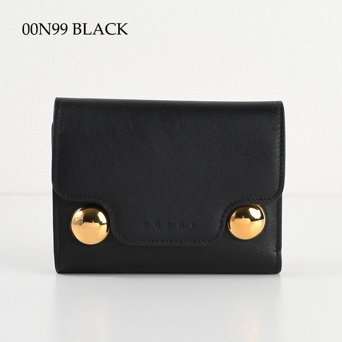 MARNI（マルニ） 財布 ウォレット レザー製 Trunkaroo 三つ折り