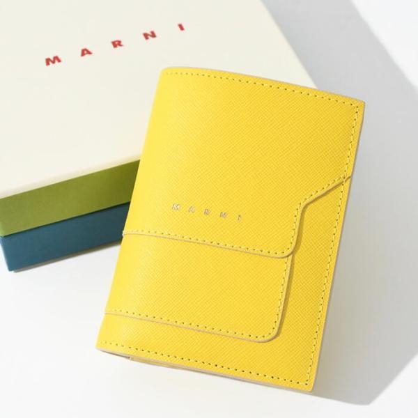Marni マルニ コンパクト財布 2つ折り財布 Wallet 折り畳み財布 レディース コンパクト レザー ワインレッド グレー ブラウン イエロー Pfmoq14u07lv5 Mr Pfmoq14u07lv5 セレクトショップ Felice Yahoo 店 通販 Yahoo ショッピング