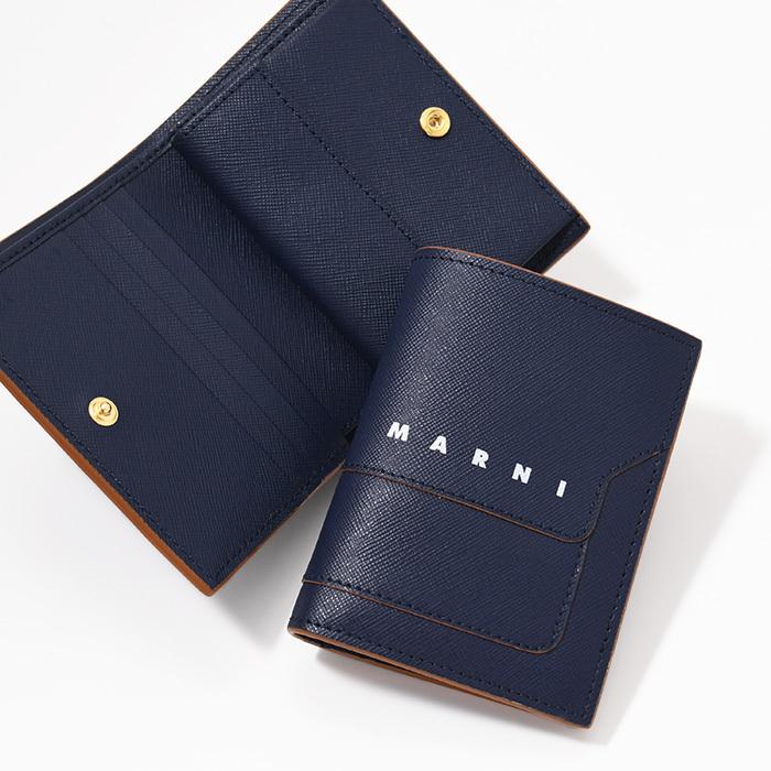 MARNI（マルニ） 財布 ウォレット 折りたたみ財布 サフィアーノレザー