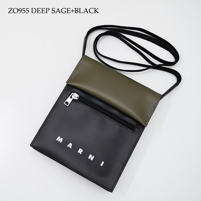 【ラスト1点】MARNI マルニ バッグ ショルダーバッグ ミニバッグ TRIBECA SBMQ0036A5 P5769 ブラック ホワイト レディース メッセンジャー