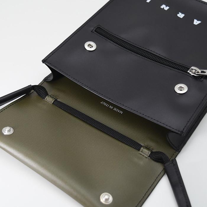 【ラスト1点】MARNI マルニ バッグ ショルダーバッグ ミニバッグ TRIBECA SBMQ0036A5 P5769 ブラック ホワイト レディース メッセンジャー