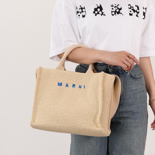 マルニ　 EAST-WESTスモールトートバッグ MARNI（マルニ） バッグ East-Westスモールトートバッグ SHMP0077U0