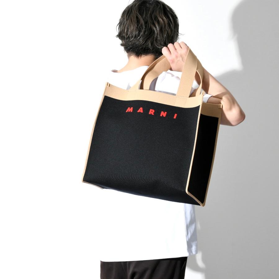 MARNI マルニ バッグ ジャガード製 ショッピングバッグ MARNI マルニ バッグ ジャガード製 ショッピングバッグ