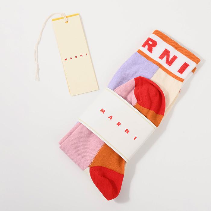MARNI マルニ ソックス 靴下 SKMC0185Q0UFC159 カラーブロック