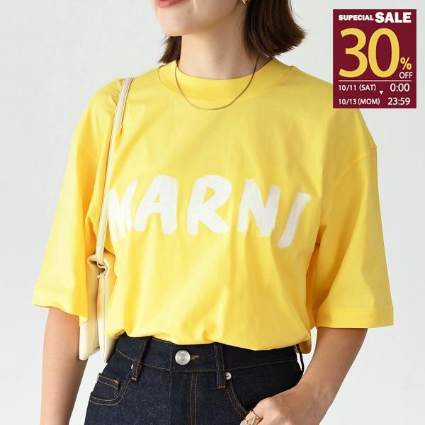 MARNI マルニ レタリング ロゴ Tシャツ レディース