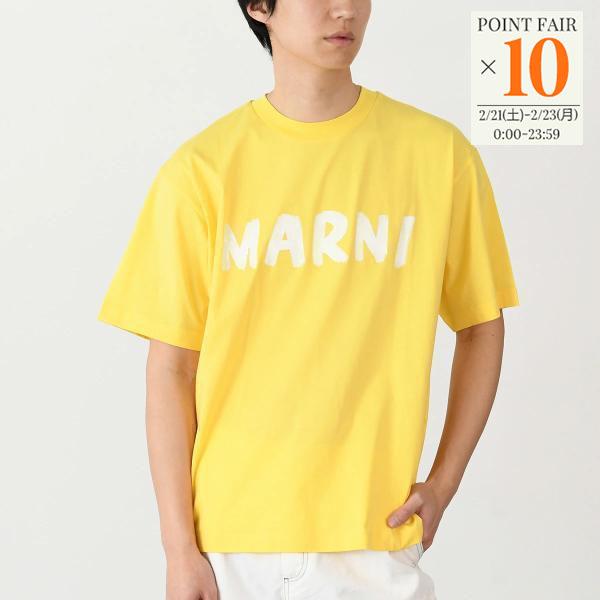 MARNI（マルニ） トップス Tシャツ ロゴT レタリング ロゴTシャツ
