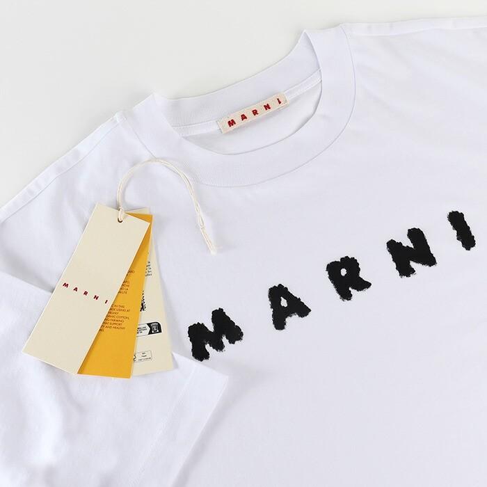 MARNI（マルニ） トップス Tシャツ スクリブルロゴ オーバーサイズ