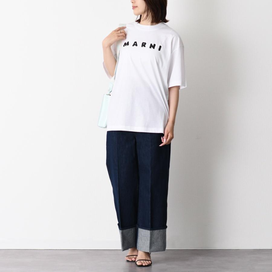 MARNI（マルニ） トップス Tシャツ スクリブルロゴ オーバーサイズ