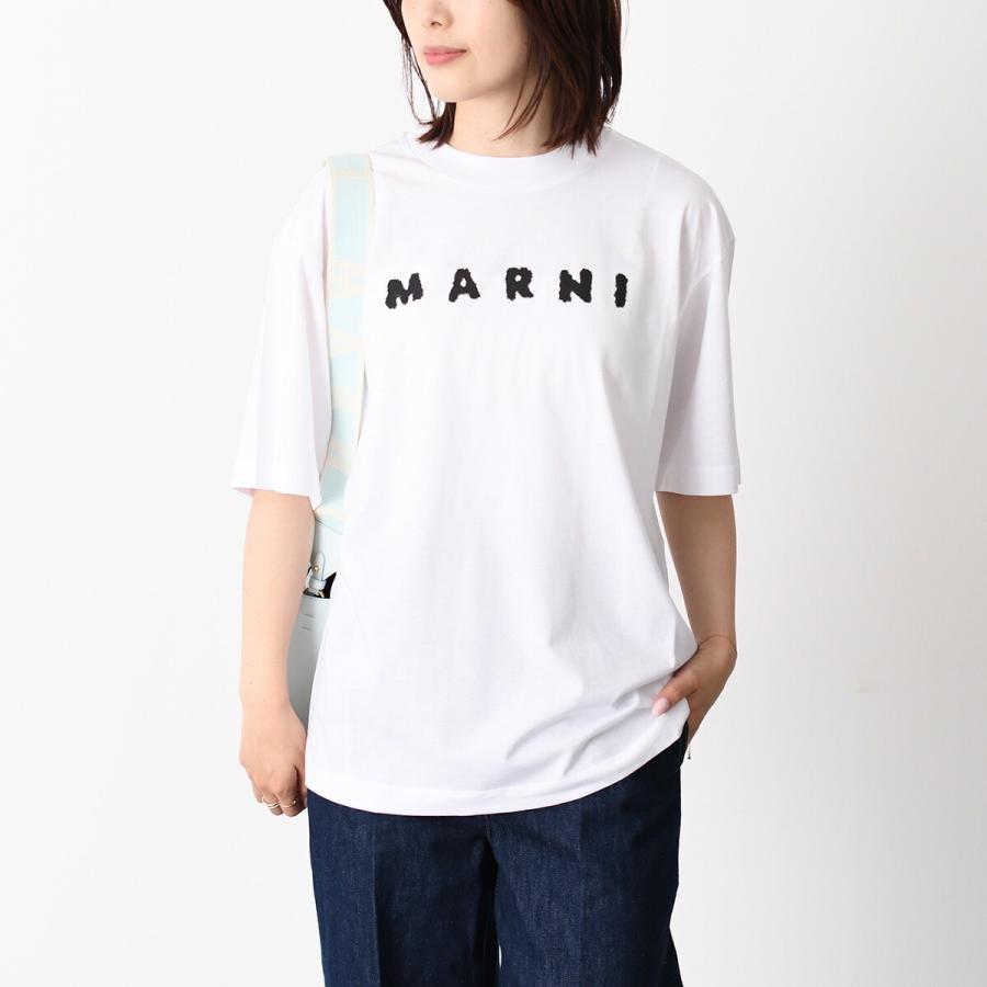 MARNI（マルニ） トップス Tシャツ スクリブルロゴ オーバーサイズ