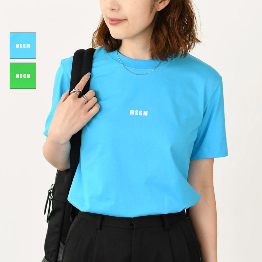 MSGM エムエスジーエム Tシャツ スモール ロゴ 2000 MDM500 3641