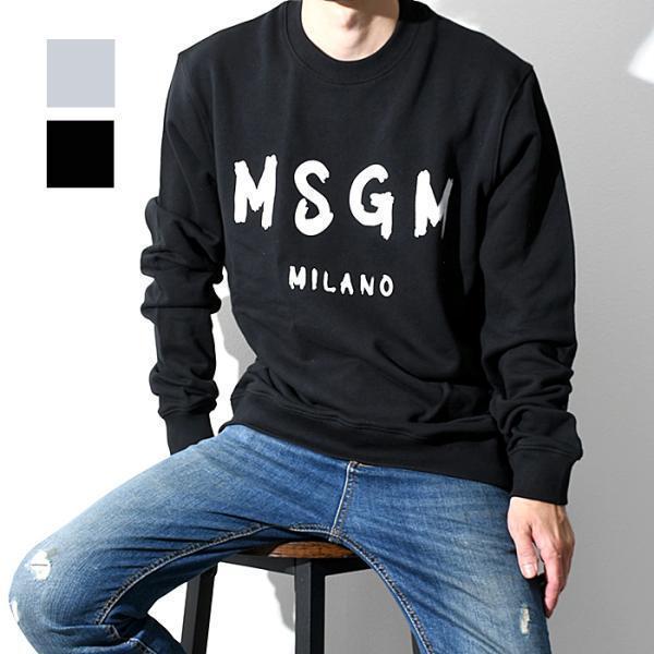 MSGM エムエスジーエム スウェット トレーナー トップス ロゴ プリント
