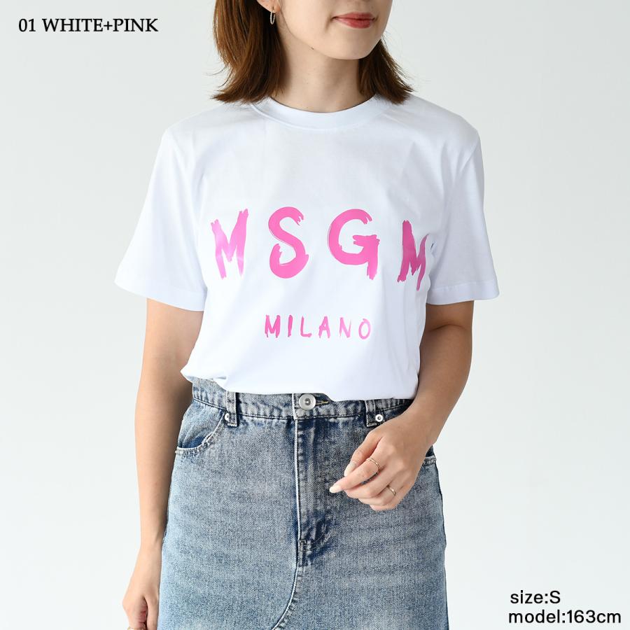 【MSGM】3041MDM60 ロゴプリント半袖Tシャツ MSGM - 【MSGM】3041MDM60 ロゴプリント半袖Tシャツの通販 by ブランド