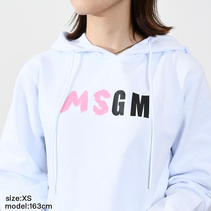 MSGM エムエスジーエム パーカー ロゴ プリント フーディー 3341 