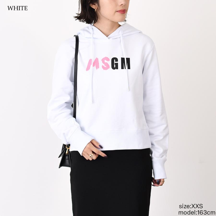 MSGM（エムエスジーエム） パーカー ロゴ プリント フーディー 3341