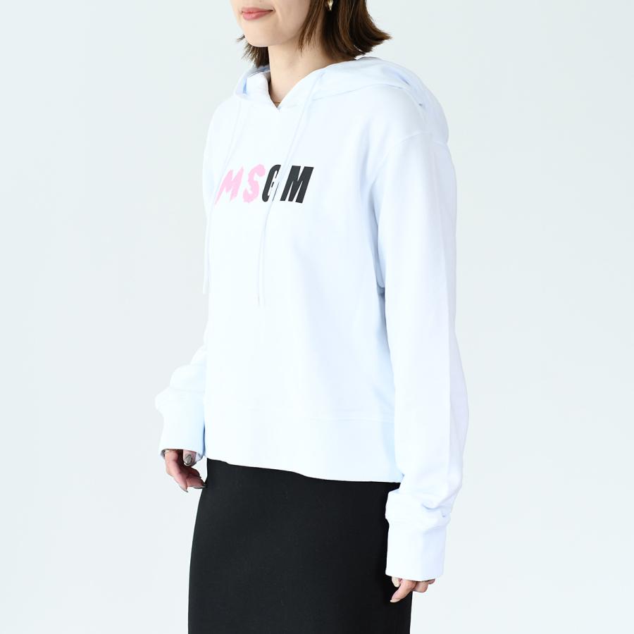 MSGM エムエスジーエム パーカー ロゴ プリント フーディー 3341