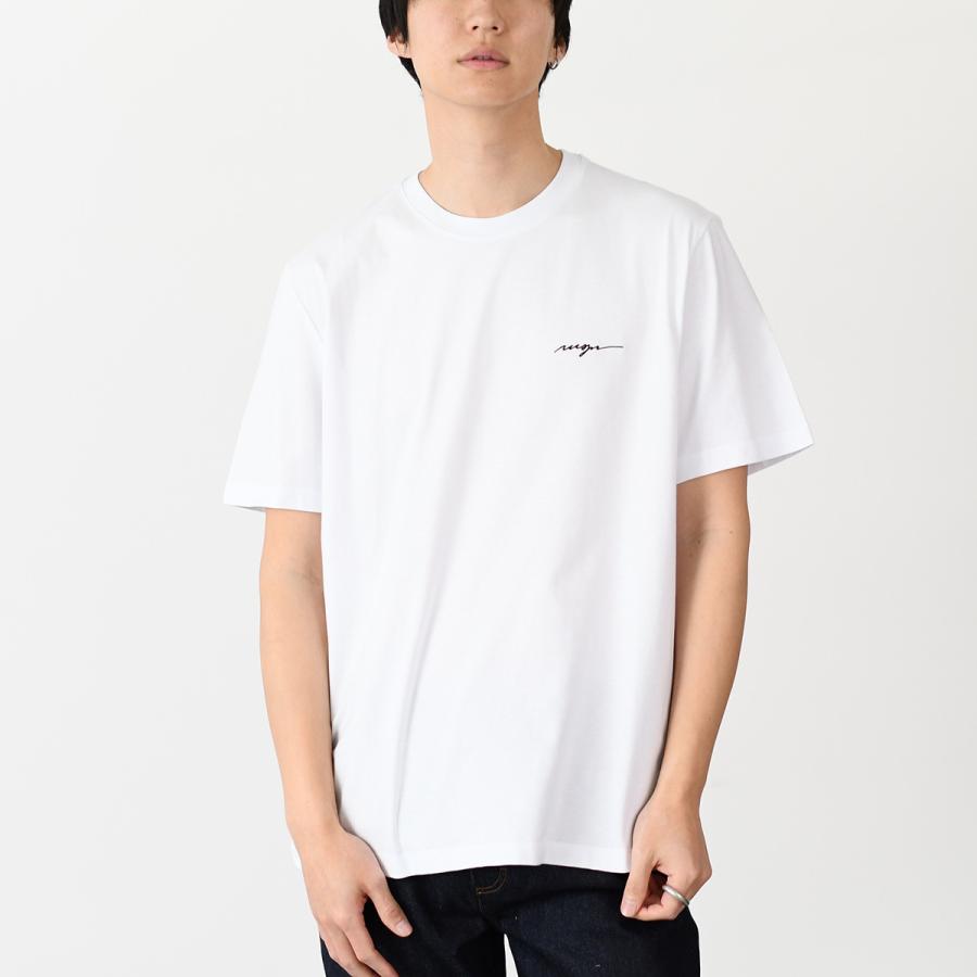 【新品】 MSGM 刺繍ロゴTシャツ メンズ Mサイズ MSGM（エムエスジーエム） Tシャツ トップス 3640MM141 刺繍ロゴT