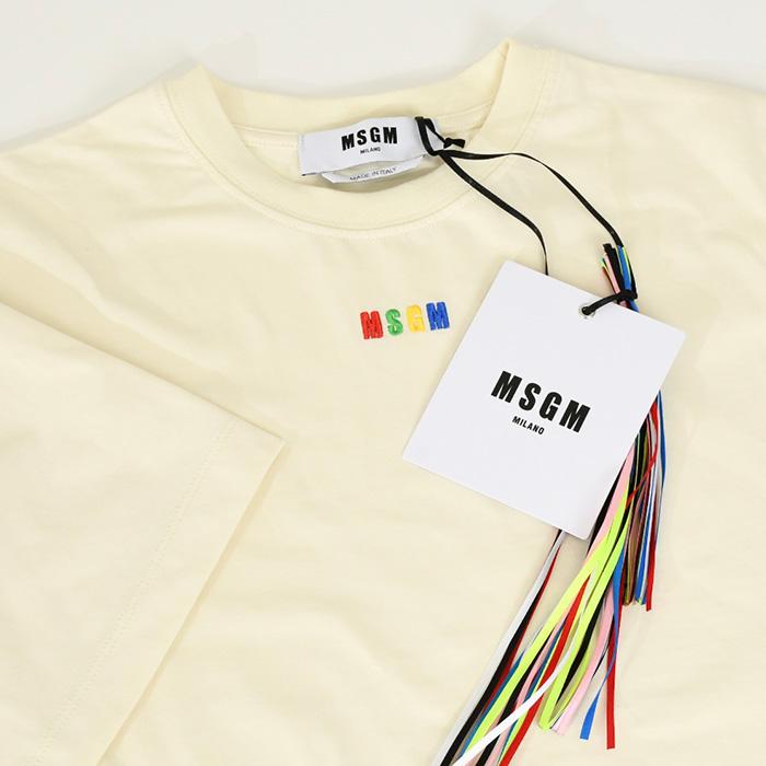 MSGM エムエスジーエム Tシャツ ロゴ RAIBOW MINI レディース MDM101