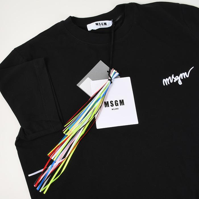 MSGM エムエスジーエム Tシャツ レディース 刺しゅう ロゴ MSGM エムエスジーエム Tシャツ レディース 刺しゅう ロゴ