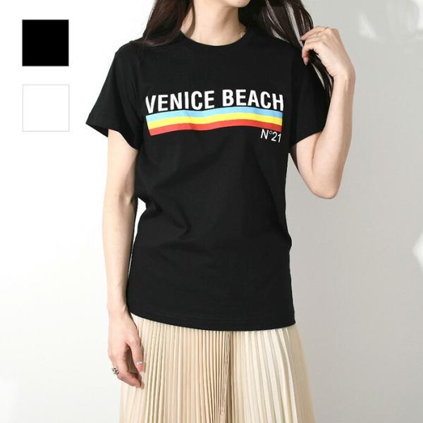 N21 ヌメロ ヴェントゥーノ Tシャツ レディース SLOGAN PRINT F011 6336 ロゴTシャツ N°21 半袖 ロゴT 白 黒 白T ブラック 春 夏 新作 ギフト おすすめ :n21-f0116336:セレクトショップ FELICE Yahoo!店 - 通販 -